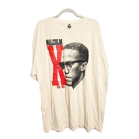 Malcolm X Other - Malcolm X T-Shirt Short Sleeve Graphic Tee Beige Size 3XL NWT